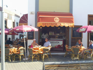 Deutsches Caf auf Lanzarote